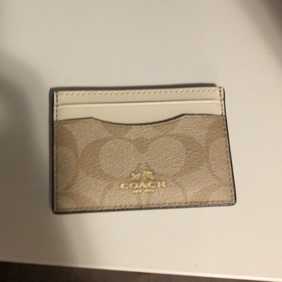 Coach card holder